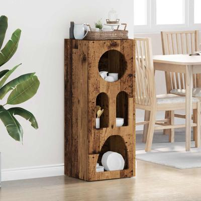 Dressoir Oudhout 40 x 35 x 100,5 cm Bewerkt hout