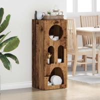 Dressoir Oudhout 40 x 35 x 100,5 cm Bewerkt hout - thumbnail