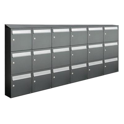 Allux Flow Set 6-Breed, 3-Hoog Met Dak Antraciet - 40040065_6x3d