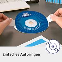 Avery-Zweckform L7676-25 CD-etiketten Ø 117 mm Papier Wit 50 stuk(s) Permanent hechtend Inkjet, Laser (zwart/wit), Laser (kleur), Kopiëren (zwart/wit), - thumbnail