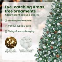 VidaXL Kunstkerstboom met 300 led groen 210 cm pvc en staal - thumbnail