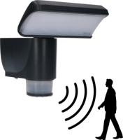 LED Buitenlamp met bewegingssensor - Licht volgt beweging - Kantelbaar - IP44 - LED Buitenlamp met bewegingssensor - Licht volgt beweging - Kantelbaar - IP44 - Antraciet - thumbnail