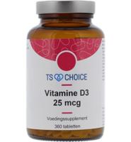 TS Choice Vitamine D3 25 mcg Tabletten - thumbnail