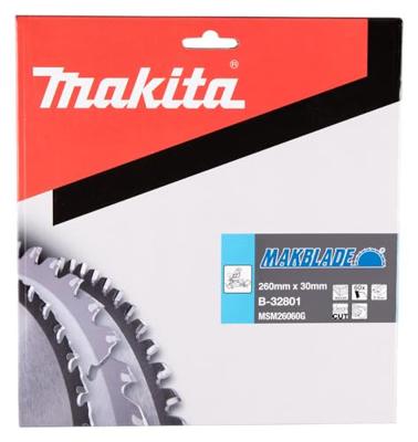 Makita Accessoires Afkortzaagblad | Hout | 260X30X2,3 60T 5G - B-32801