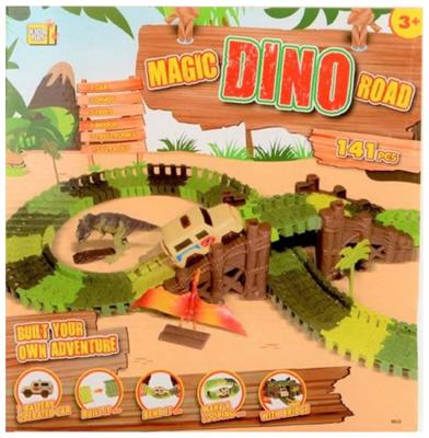 Jonotoys Magic dino road, bouw je eigen dino avonturen baan Jonotoys Magic dino road, bouw je eigen dino avonturen baan