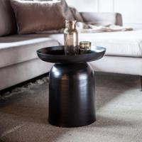 By-Boo Bijzettafel 'Bodie' 45cm, kleur Zwart - thumbnail