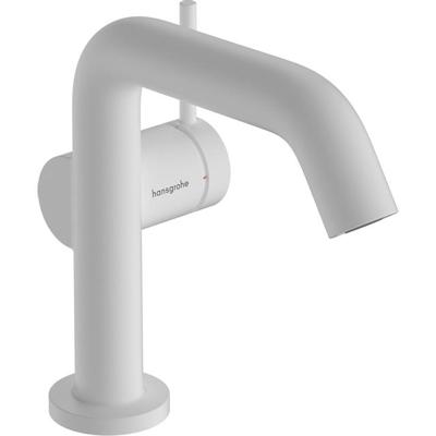 Hansgrohe Tecturis S ééngreeps wastafelkraan 110 Fine CoolStart zonder waste, mat wit