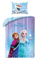 Frozen Dekbedovertrek - 140 x 200 cm - Katoen - 70 x 90 cm - thumbnail