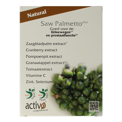 Saw palmetto plus 60 Vegetarische capsules