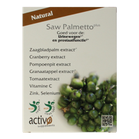 Saw palmetto plus 60 Vegetarische capsules - thumbnail