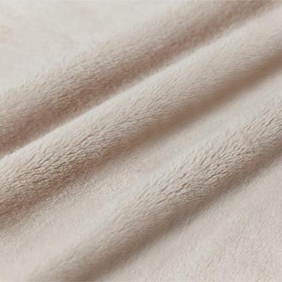 VidaXL Gooi deken beige 240 x 270 cm fleece