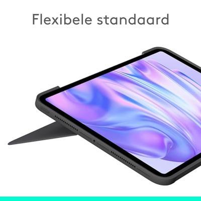 Logitech Combo Touch Grafiet Smart Connector QWERTY Brits Engels Logitech Combo Touch Grafiet Smart Connector QWERTY Brits Engels