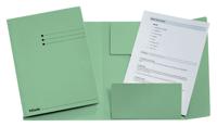 Dossiermap Esselte A4 3 kleppen manilla 275gr groen - thumbnail