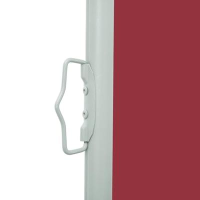 Tuinscherm uittrekbaar 120x500 cm rood