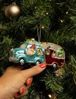 Nordic Light Kerstbal Op Vakantie 15 cm - thumbnail