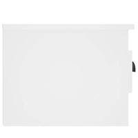 Nachtkastjes 2 st wandgemonteerd 41,5x36x28 cm wit - thumbnail