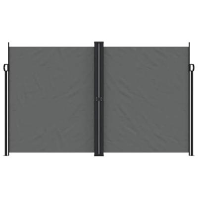 Windscherm uittrekbaar 200x1000 cm antracietkleurig