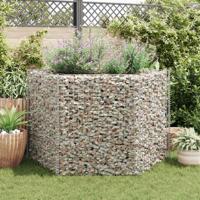 Gabion plantenbak verhoogd zeshoekig 160x140x100 cm - thumbnail