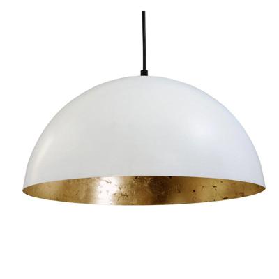 Masterlight Grote hanglampIndustria Gold 40 wit met gouden binnenkant - 2198-06-08-S