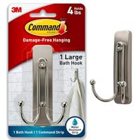 Haak voor ophanging 3M 1,8 kg Zilverkleurig Metaal (1 Stuks) - thumbnail