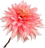 Silk-ka kunsttak dahlia 65cm roze - thumbnail