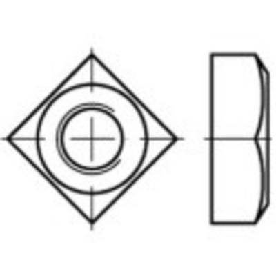 TOOLCRAFT 1061162 Vierkantmoeren M10 DIN 557 RVS A4 100 stuk(s)