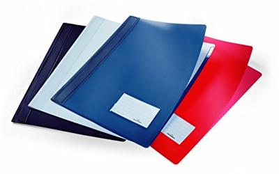 Durable DURALUX 268003 Snelhechtmap Rood DIN A4+ Etiketvenster (90 x 57 mm), Scheurbescherming, Binnentas (achterkant) Durable DURALUX 268003 Snelhechtmap Rood DIN A4+ Etiketvenster (90 x 57 mm), Scheurbescherming, Binnentas (achterkant)