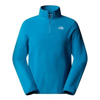 The North Face Glacier 1/4 Zip Fleece Heren Dusk Blue L The North Face Glacier 1/4 Zip Fleece Heren Dusk Blue L