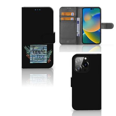 iPhone 14 Pro Leuk Hoesje Boho Beach | Portemonnee hoesje