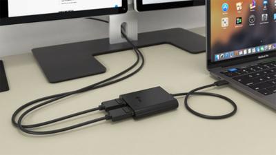 i-tec USB Adapter [1x USB-C - 2x DisplayPort] I-TEC USB C auf Dual DisplayPort 0.3 m