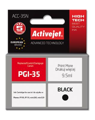 Activejet ACC-35N (vervanging voor Canon PGI-35; Supreme; 9,5 ml; zwart)