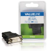 Valueline VLVB34910B Hdmi - Dvi-adapter Hdmi Connector - Dvi Vrouwelijk Zwart - thumbnail
