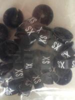 MB zwart/wit XS voor op kledinghanger - thumbnail