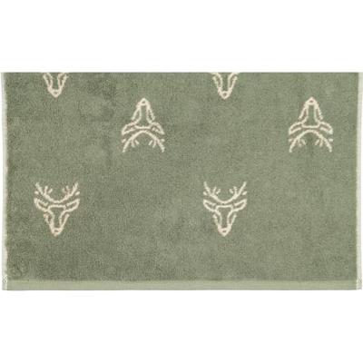 Cawö Cawö Alpenchic Edition 6229 Douchelaken 70x140 groen