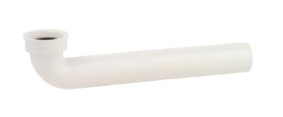 Kirchhoff Kunststof uitlaatbocht, wit, 1 1/2"ER x 235 mm x 40 mm - 98837448