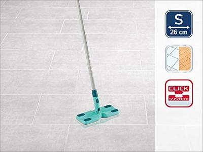 Leifheit 56678 Clean & Away S Vloerwisser met Telescoopsteel + 5 Doeken 26x80-130 cm