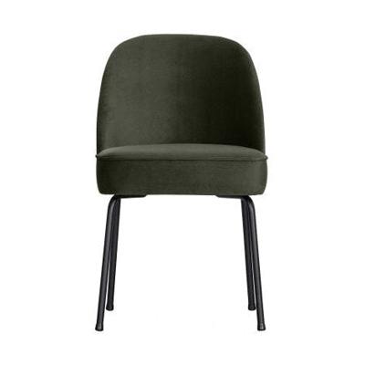 WOOOD Eetkamerstoel 'Vogue' Velvet, kleur Donkergroen WOOOD Eetkamerstoel 'Vogue' Velvet, kleur Donkergroen