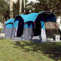 Tunneltent voor gezin 8-persoons waterdicht blauw - thumbnail