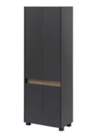 Schildmeyer Hoge badkamerkast Cosmo (2-deurs (breedte 57cm), Antraciet) - thumbnail