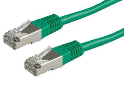 VALUE Patchkabel Cat.6 (Class E) S/FTP (PiMF), groen, 1 m VALUE Patchkabel Cat.6 (Class E) S/FTP (PiMF), groen, 1 m