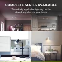 Riga LED tafellamp - Kantelbaar en draaibaar - Ingebouwde dimmer - Bureaulamp voor binnen - GU10 fitting - Max. 35 Watt - Wit - 3 jaar garantie - thumbnail