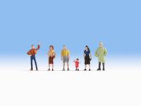 NOCH 18100 H0 Passanten. figuren Geverfd, Staand - thumbnail
