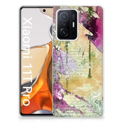 Hoesje maken Xiaomi 11T | 11T Pro Letter Painting Hoesje maken Xiaomi 11T | 11T Pro Letter Painting