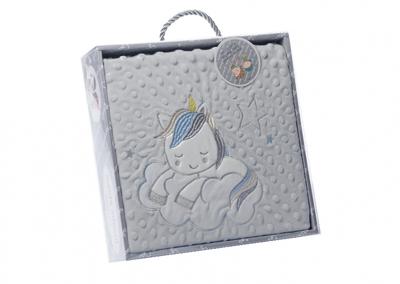 Gamberritos babydeken unicorn 110 x 140 cm fleece
