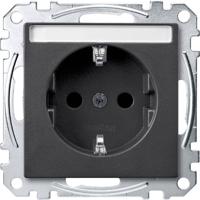 Merten MEG2302-0414 Wandcontactdoos System M Antraciet 1 stuk(s) - thumbnail