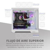 ATX Semi-toren BehuizingNox-Xtreme NXHUMMERASTRANEOWH Wit - thumbnail