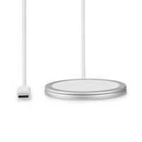 Nedis Draadloze Oplader | Staand | Inclusief kabel | USB Type-C | 1 stuks - WCHAQM250SI WCHAQM250SI - thumbnail