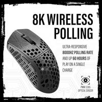 Vancer Vancer X Arbiter Studio Akitsu Carbon Fiber Gaming Maus, wireless - schwarz Muis 7 Toetsen - thumbnail