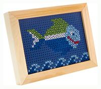 Creativ Company Kruissteken karton , afm 17,5x24,5 cm, diverse kleuren, 10 vel/ 1 doos - thumbnail