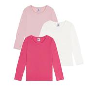 Set van 3 t-shirts voor meisjes van katoen met lange mouwen PETIT BATEAU rozen - thumbnail